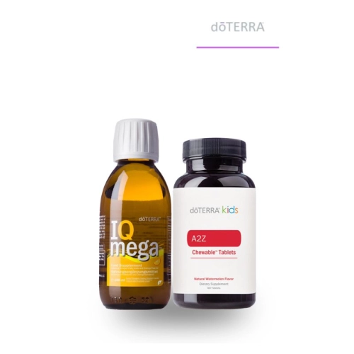 Zestaw dōTERRA a2z Chewable™ + IQ Mega Pack 